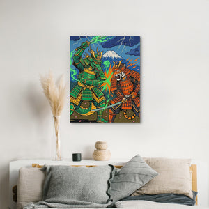 Dragon Tiger Clash - Luxury Wall Art
