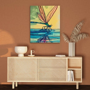 Dragonfly Reflection - Luxury Wall Art