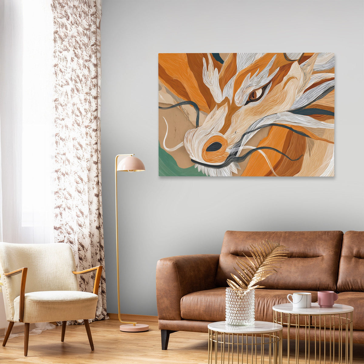 Dragons Amber Eye - Luxury Wall Art