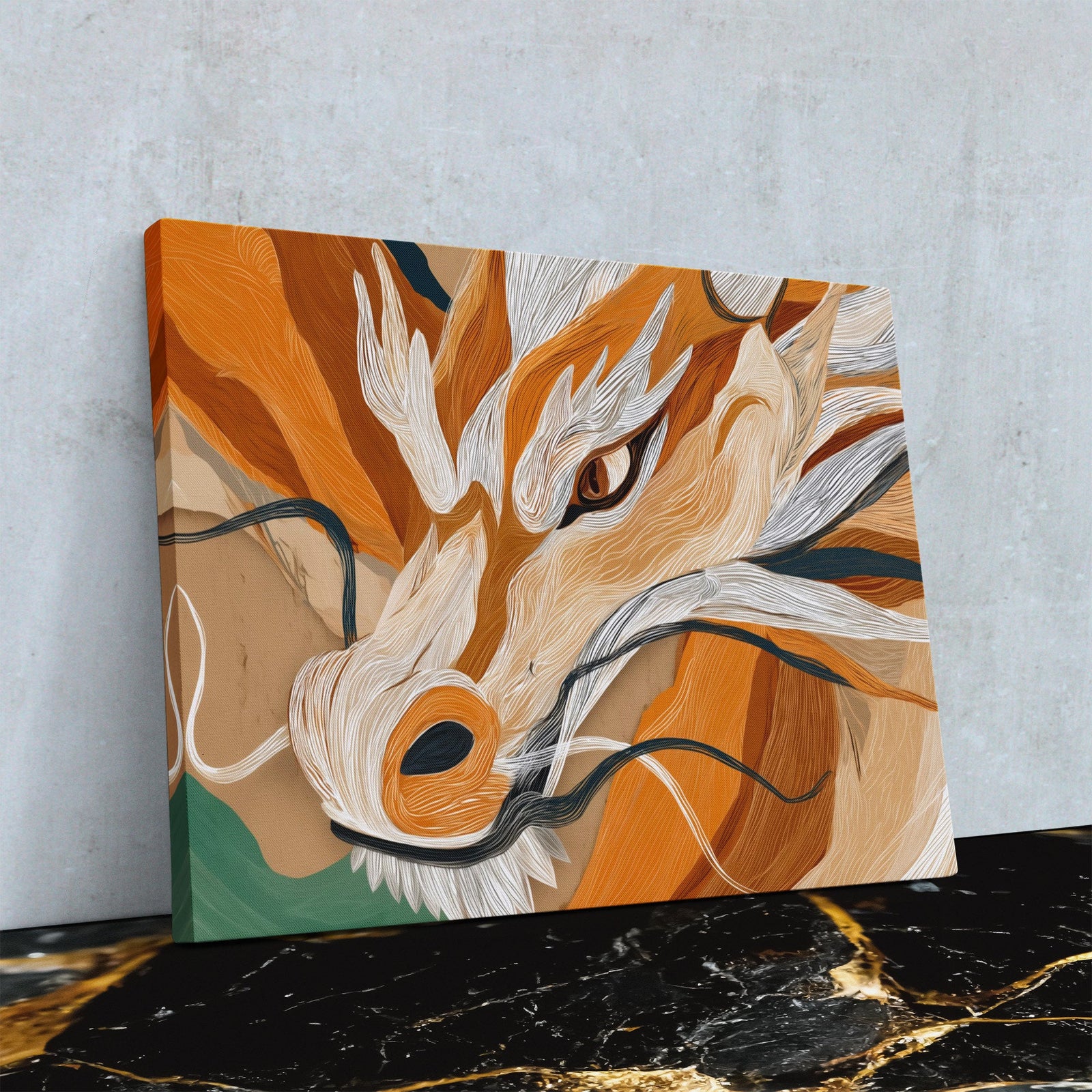 Dragons Amber Eye - Luxury Wall Art