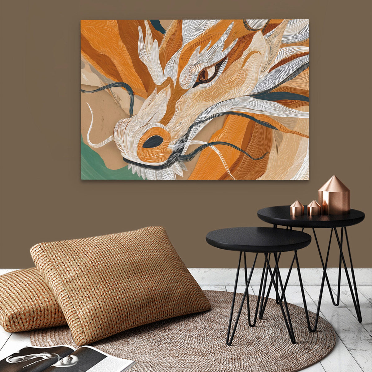 Dragons Amber Eye - Luxury Wall Art