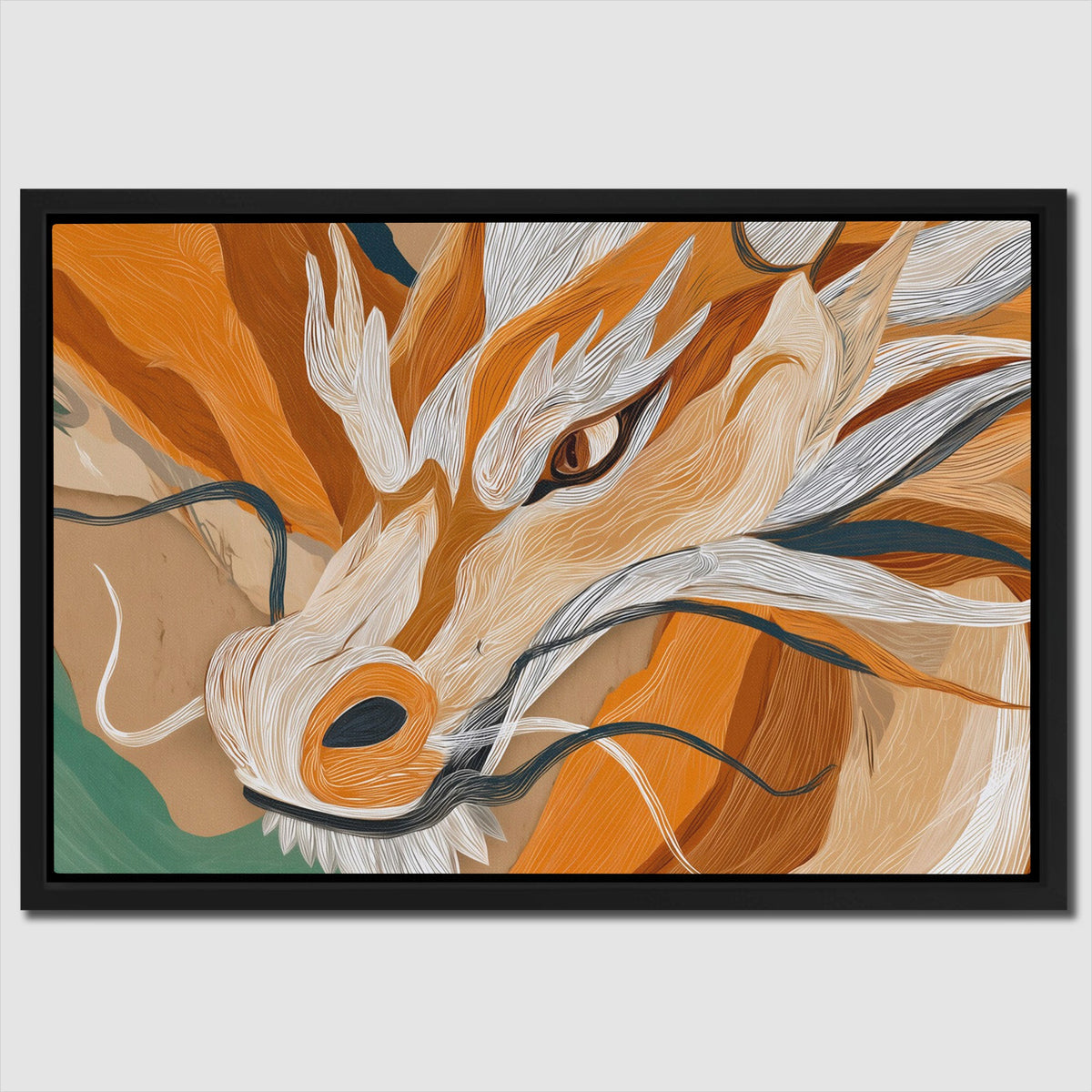 Dragons Amber Eye - Luxury Wall Art