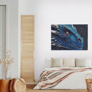 Dragons Azure Depths - Luxury Wall Art