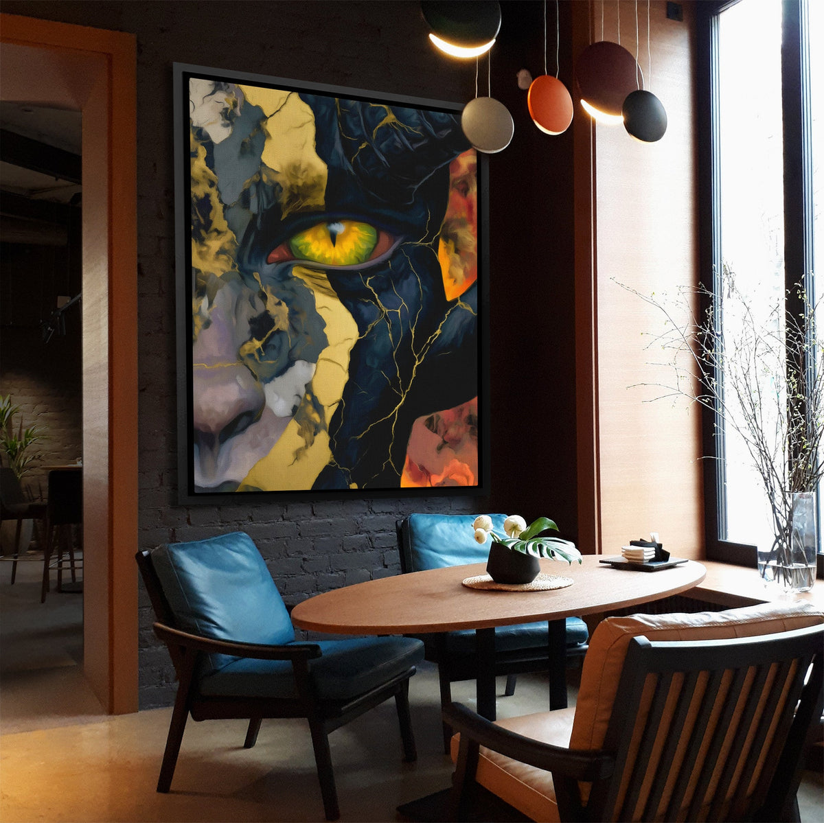 Dragon's Electric Eye - Luxury Wall Art