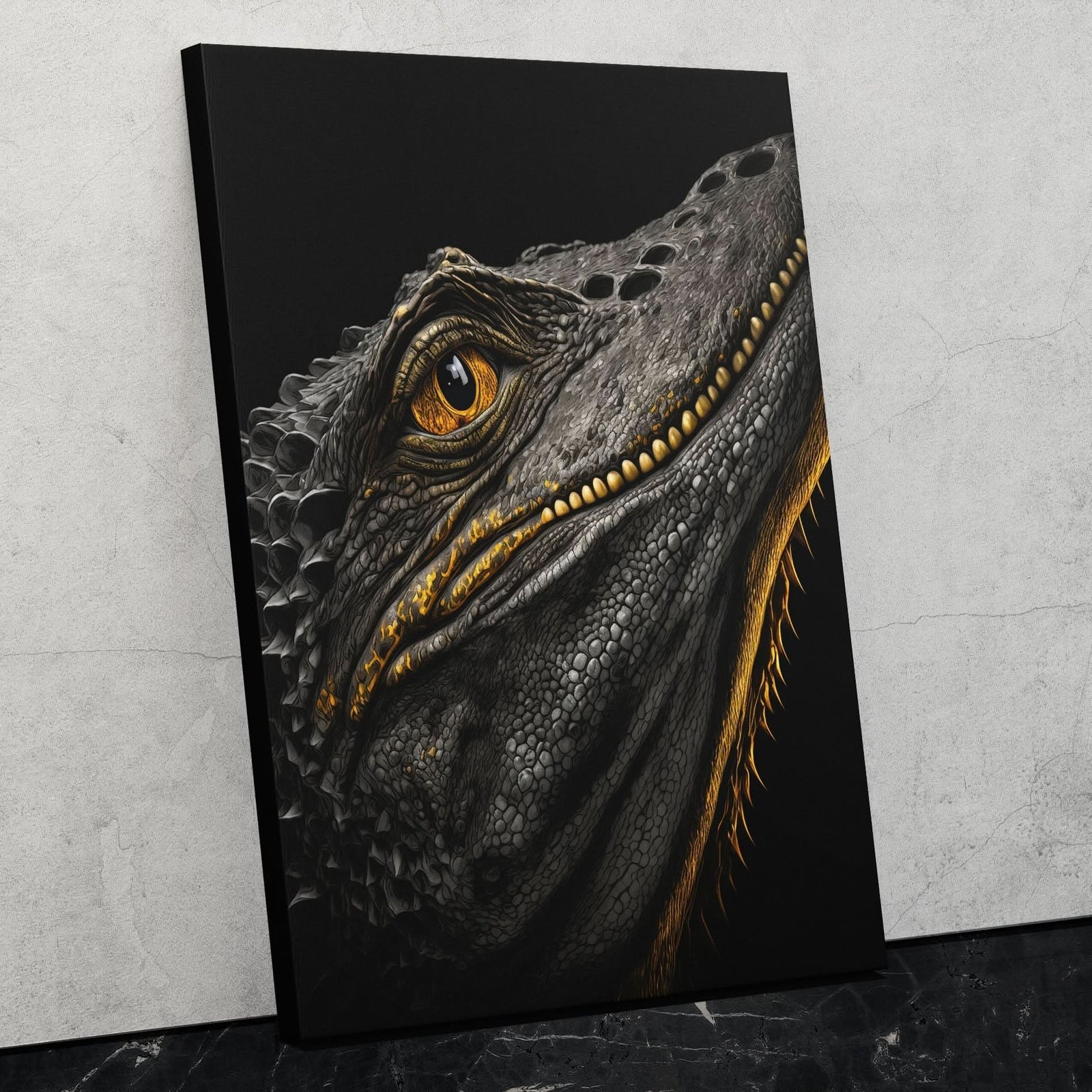 Dragon's Eye - Animals Canvas Wall Art