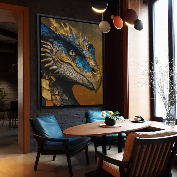 Dragon's Sapphire Crown in a room
