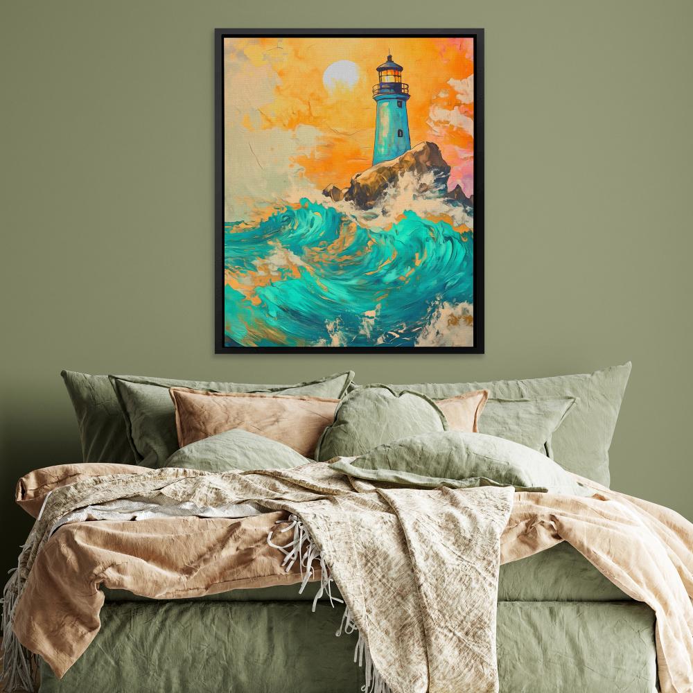 Dramatic Lighthouse - Luxury Wall Art