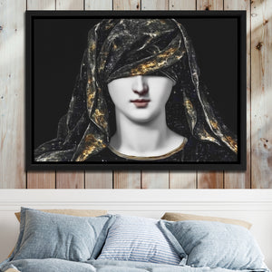 Draped Woman Mystique — Draped Woman Mystique Bed 2 Wood Panel 18