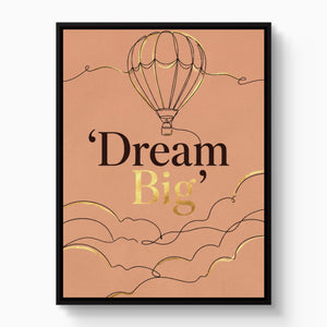 Dream Big Celestial-2 — dream big celestial 2 white studio framed black
