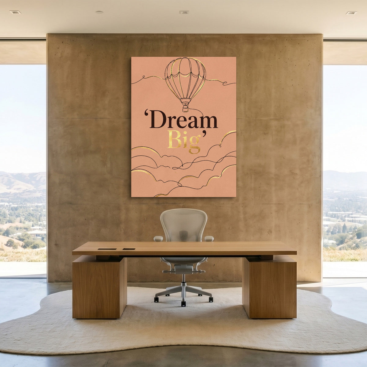 Dream Big Celestial-2 — dream big celestial 2 sq minimalist lux office 1port flush print
