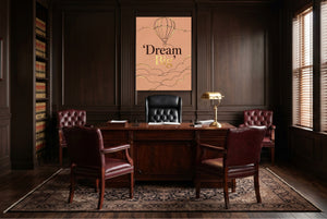 Dream Big Celestial-2 — dream big celestial 2 wooden office with desk 1port flush print