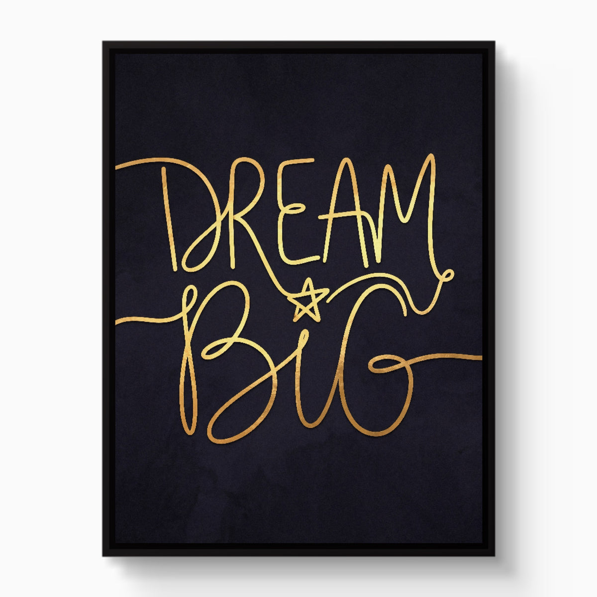 Dream Big — dream big white studio framed black