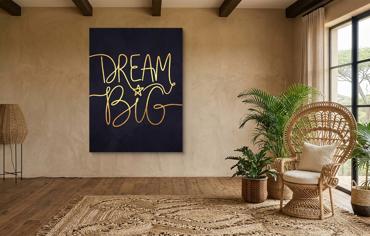 Dream Big — dream big safari rattan sunroom 1port flush print