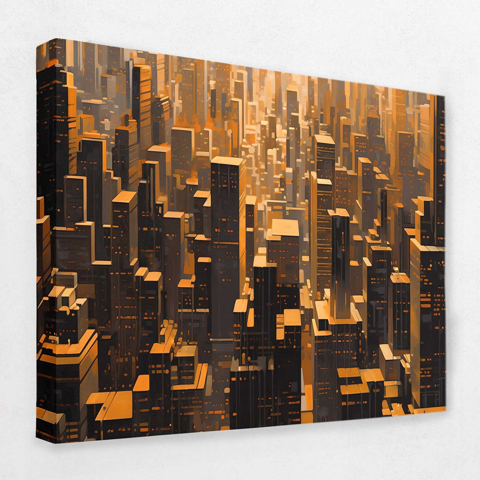 Dream Filled City - Finance Canvas Wall Art