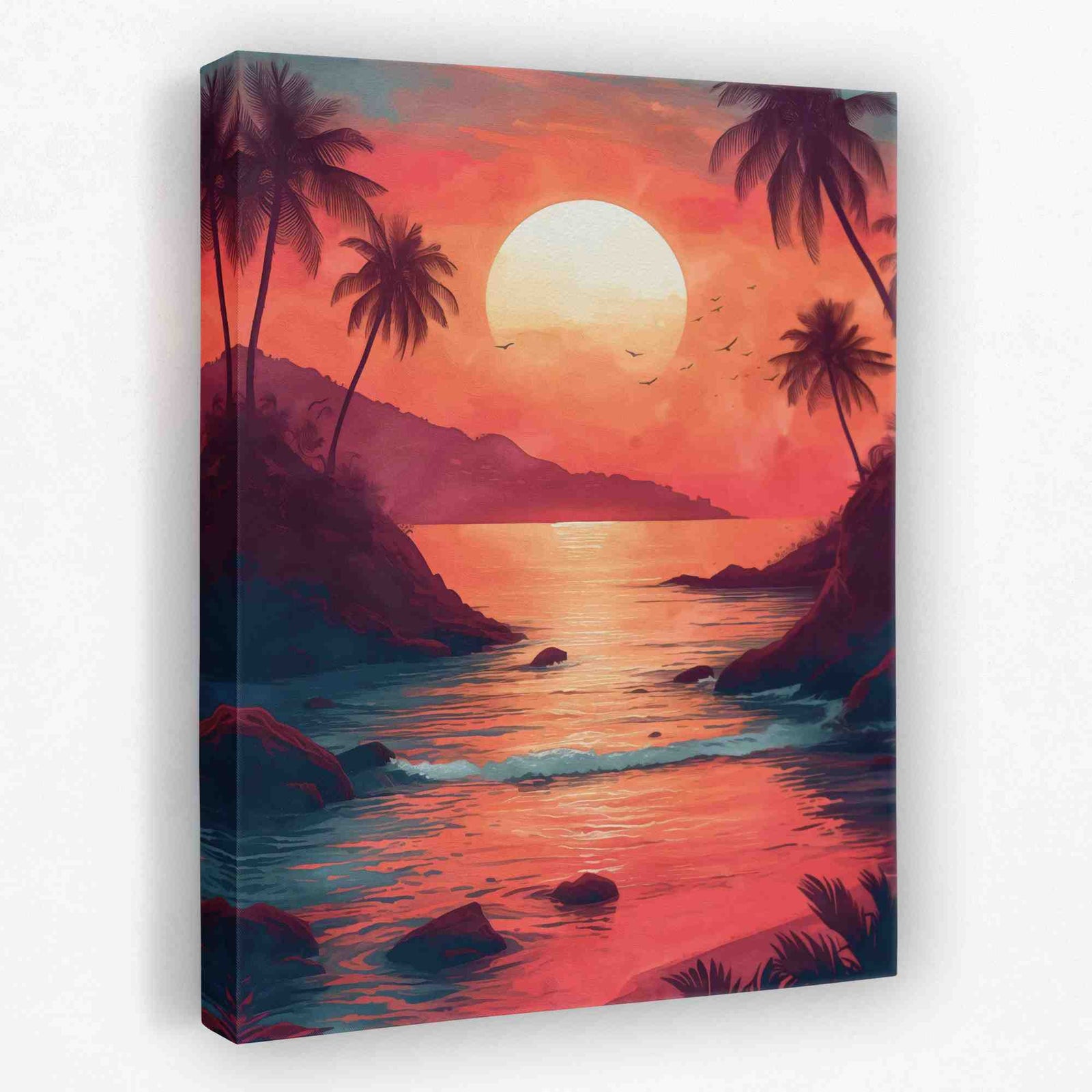 Dream of the Ocean - Beach Canvas Wall Art