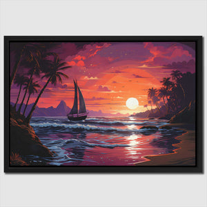 Dream Wave Sunset - Luxury Wall Art