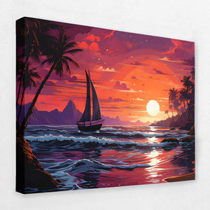 Dream Wave Sunset - Luxury Wall Art