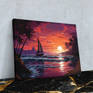 Dream Wave Sunset - Luxury Wall Art