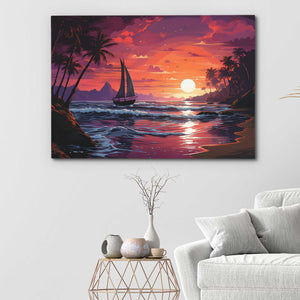 Dream Wave Sunset - Luxury Wall Art