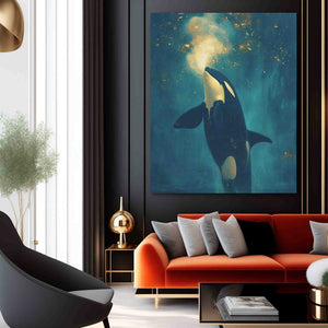 Dreaming of Orcas - Luxury Wall Art