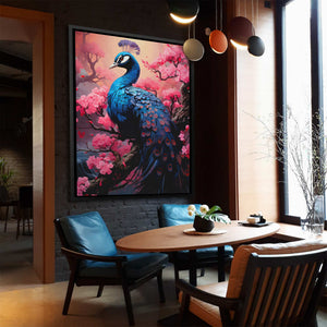 Dreamwave Peacock - Luxury Wall Art