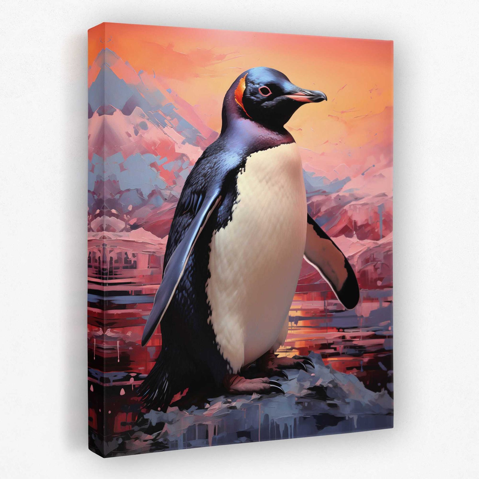 Dreamy Tuxedo - Animals Canvas Wall Art