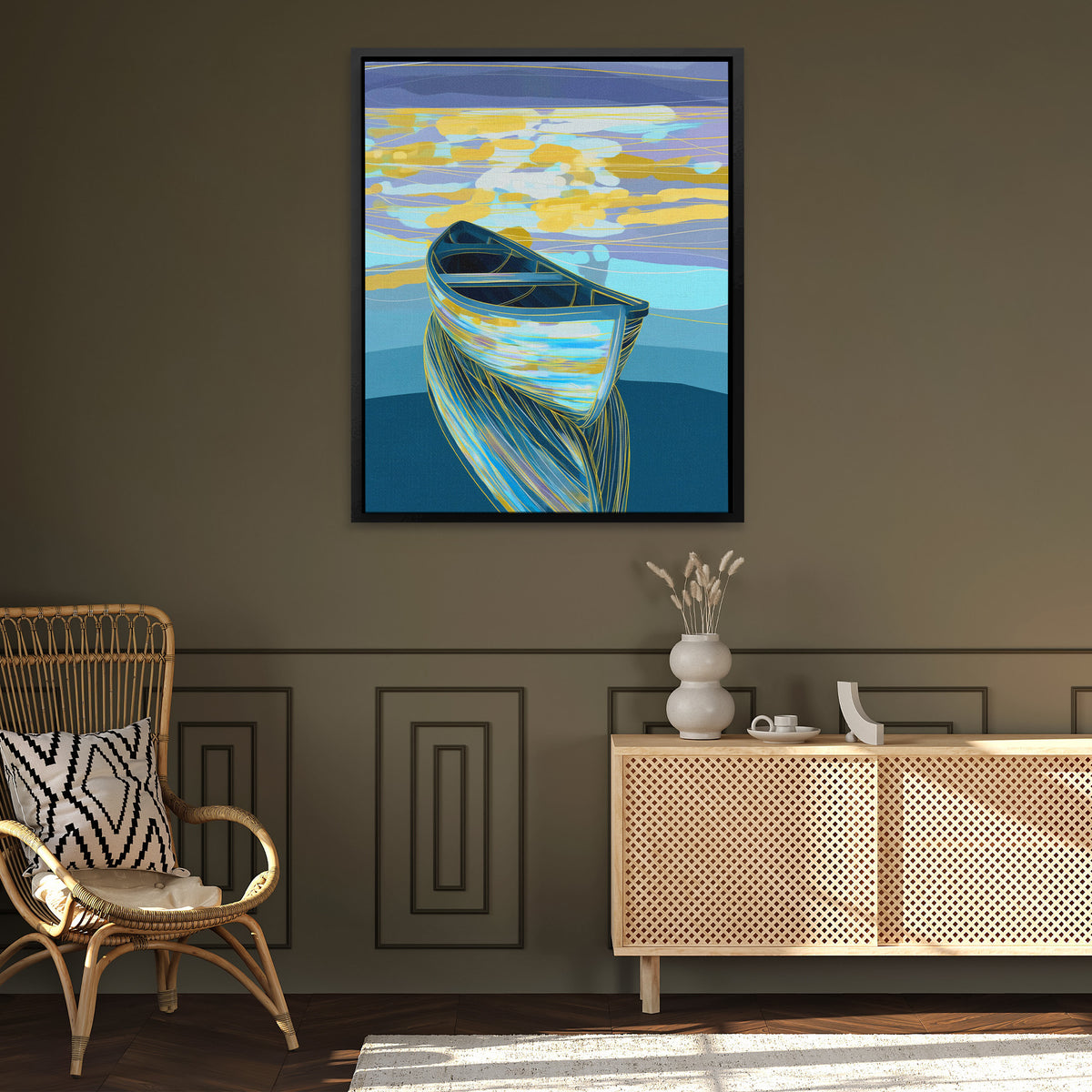 Drifting Dawn Vessel