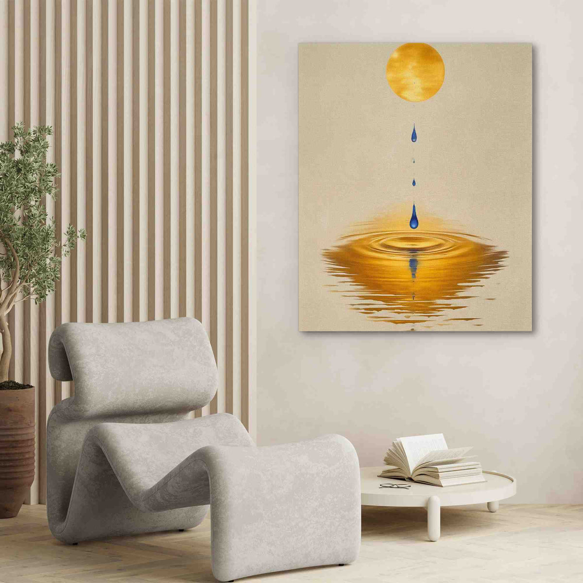 Dripping Sun - Luxury Wall Art