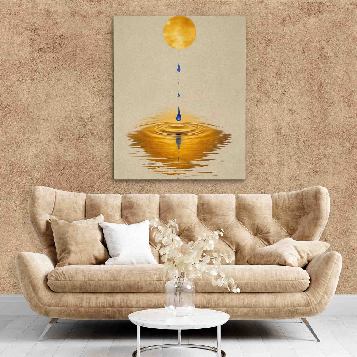 Dripping Sun - Luxury Wall Art
