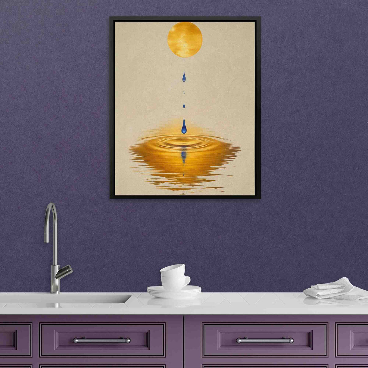 Dripping Sun - Luxury Wall Art
