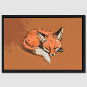 Drowsy Fox - Luxury Wall Art