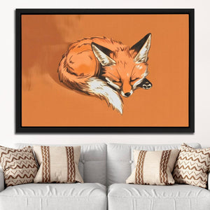 Drowsy Fox - Luxury Wall Art