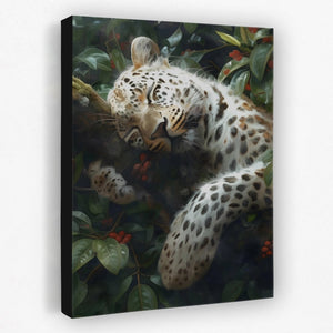 Drowsy Leopard - Luxury Wall Art