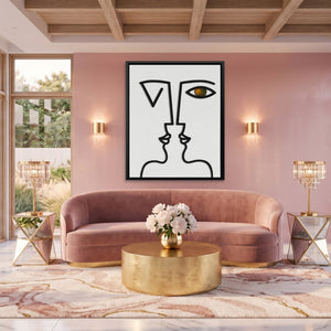 Dual Face Line - Luxury Wall Art