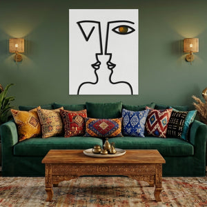 Dual Face Line - Luxury Wall Art