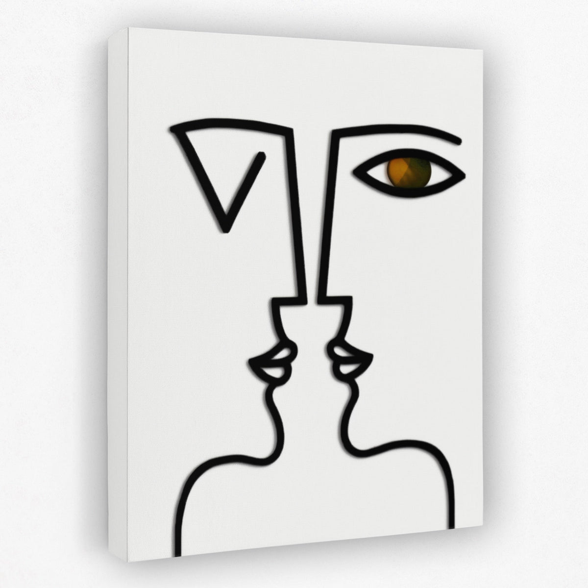 Dual Face Line - Luxury Wall Art