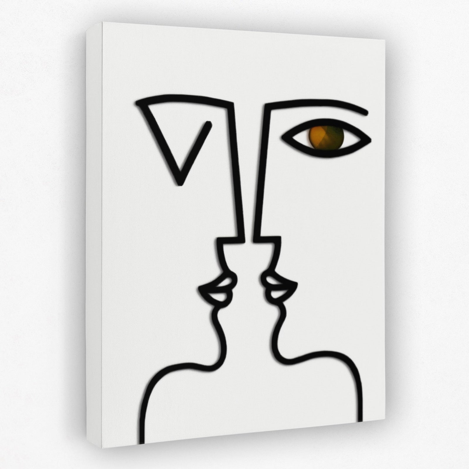 Dual Face Line - Luxury Wall Art