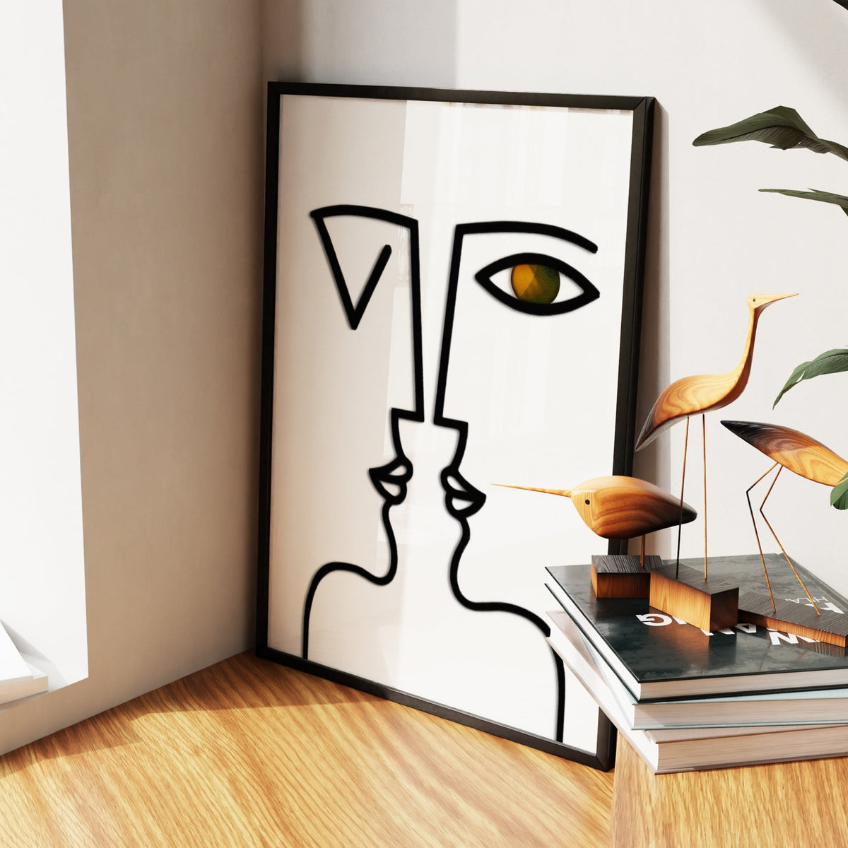 Dual Face Line - Luxury Wall Art