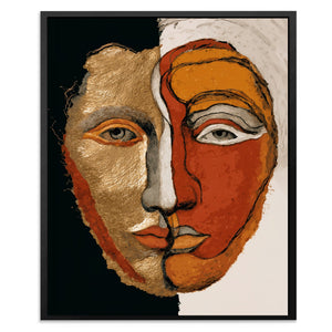Dual Mind Portrait - Luxury Wall Art
