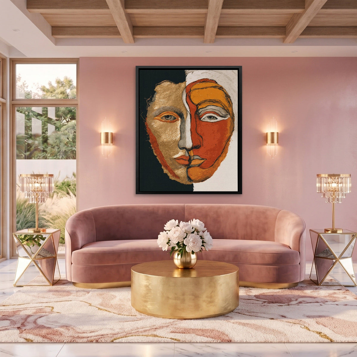 Dual Mind Portrait - Luxury Wall Art