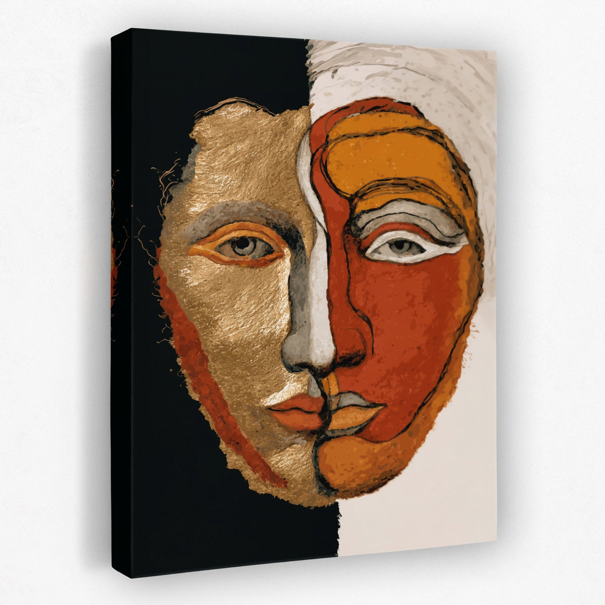 Dual Mind Portrait - Luxury Wall Art