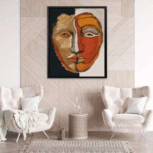 Dual Mind Portrait - Luxury Wall Art