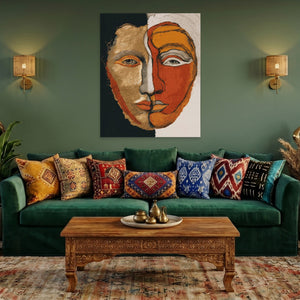 Dual Mind Portrait - Luxury Wall Art
