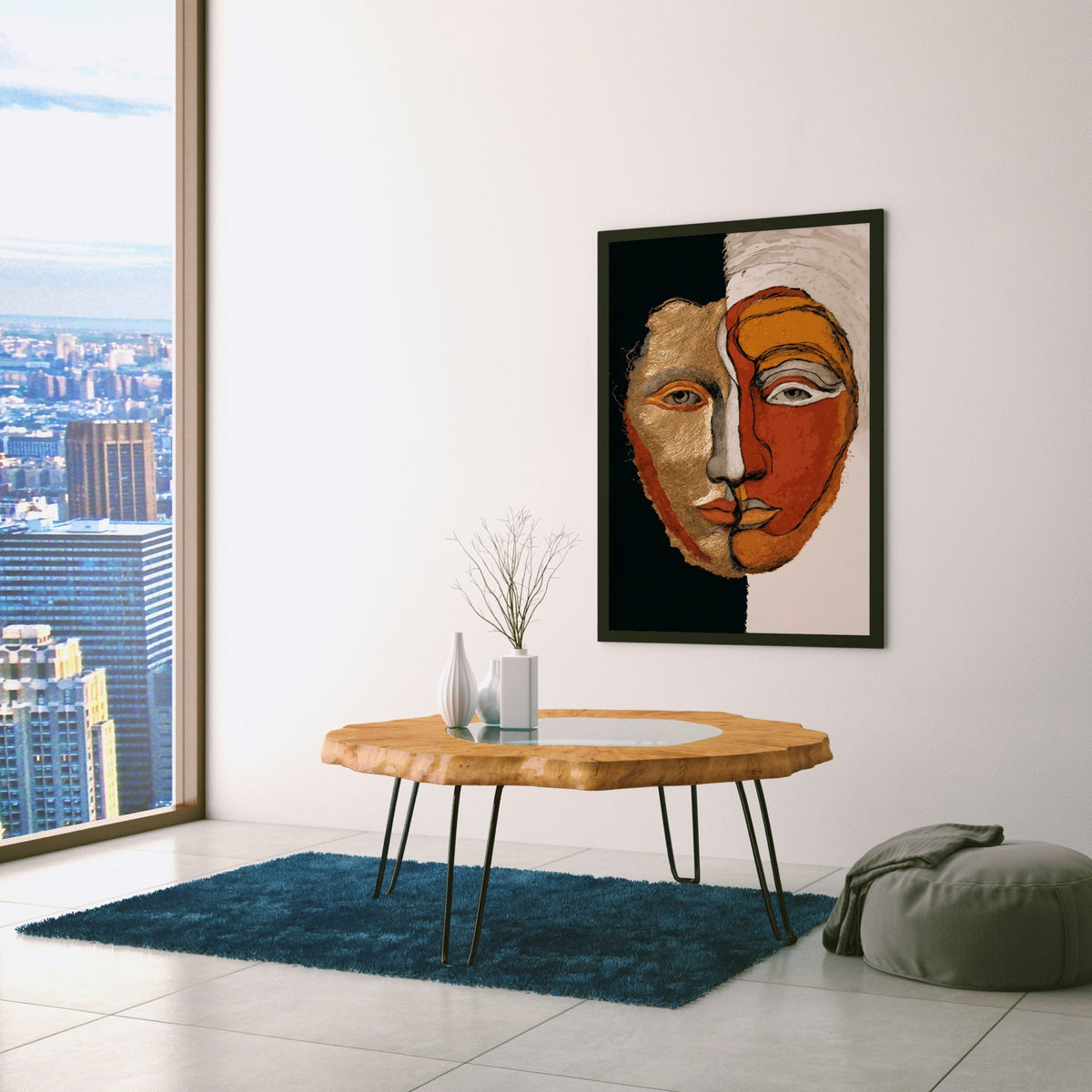 Dual Mind Portrait - Luxury Wall Art