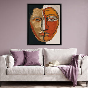 Dual Mind Portrait - Luxury Wall Art