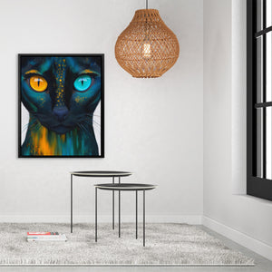 Dual Soul Cat - Luxury Wall Art