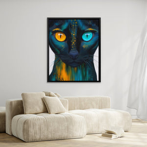 Dual Soul Cat - Luxury Wall Art