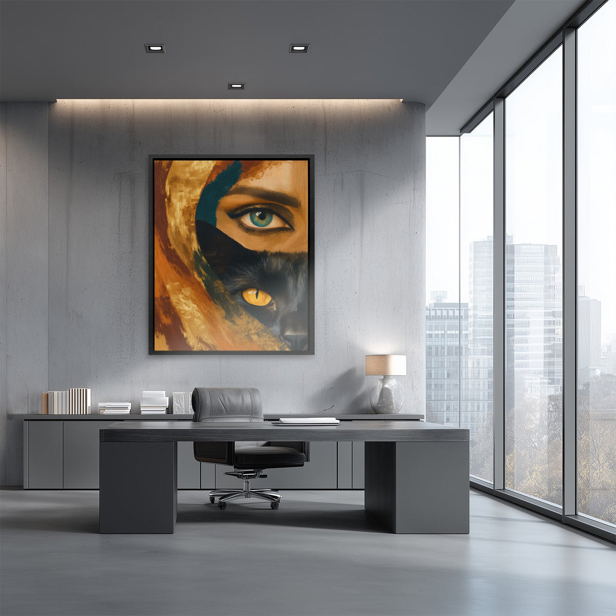 Dual Soul Portrait - Luxury Wall Art