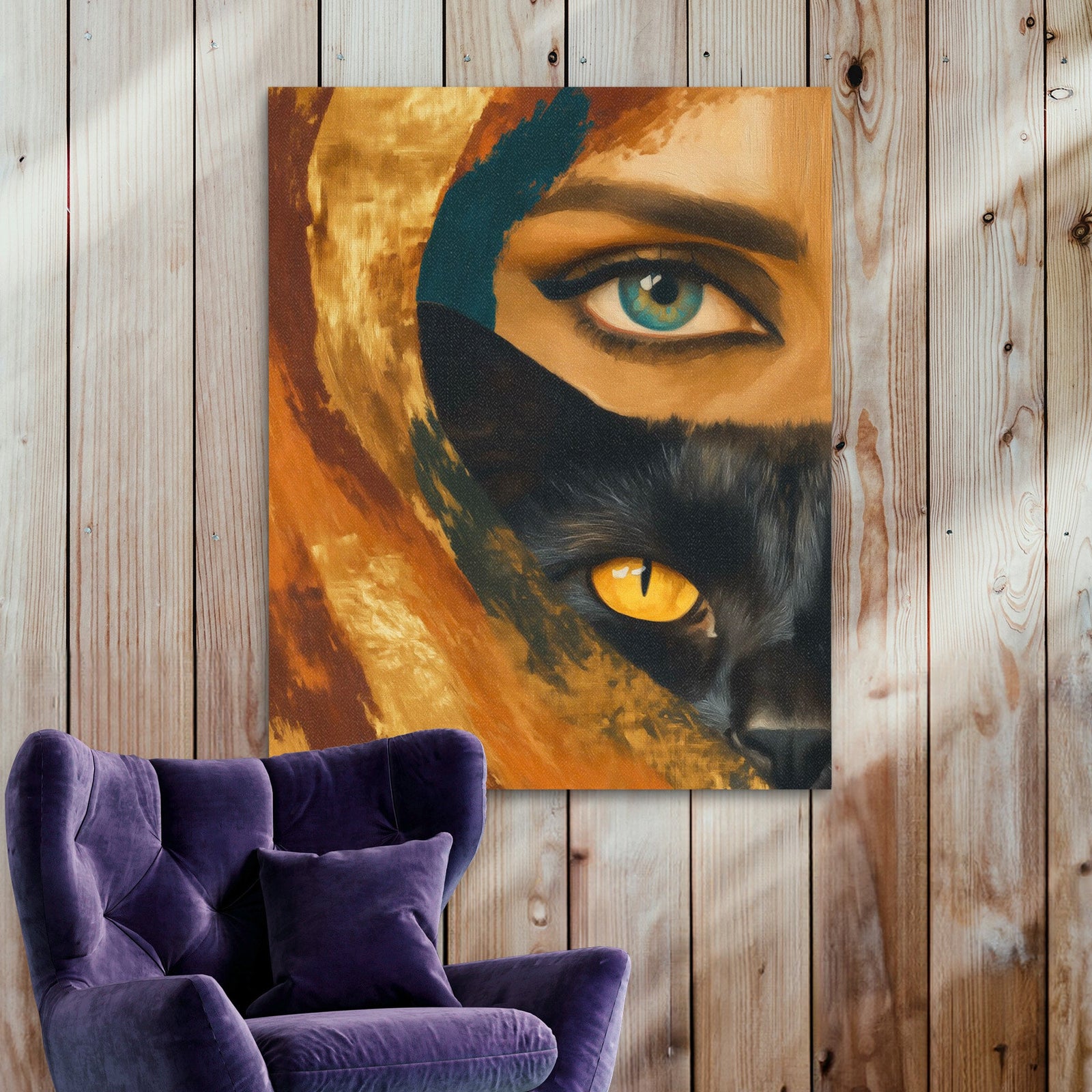 Dual Soul Portrait - Luxury Wall Art