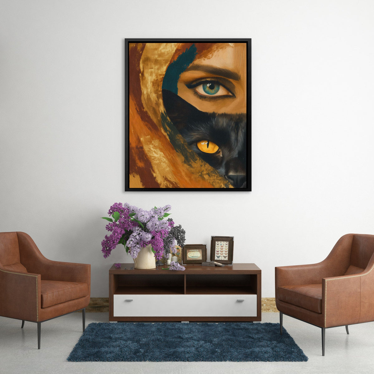 Dual Soul Portrait - Luxury Wall Art